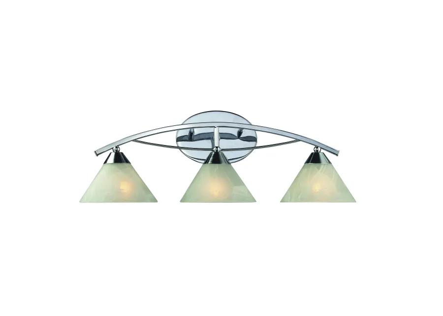 Elysburg 25" Wide 3-Light Vanity Light - Polished Chrome