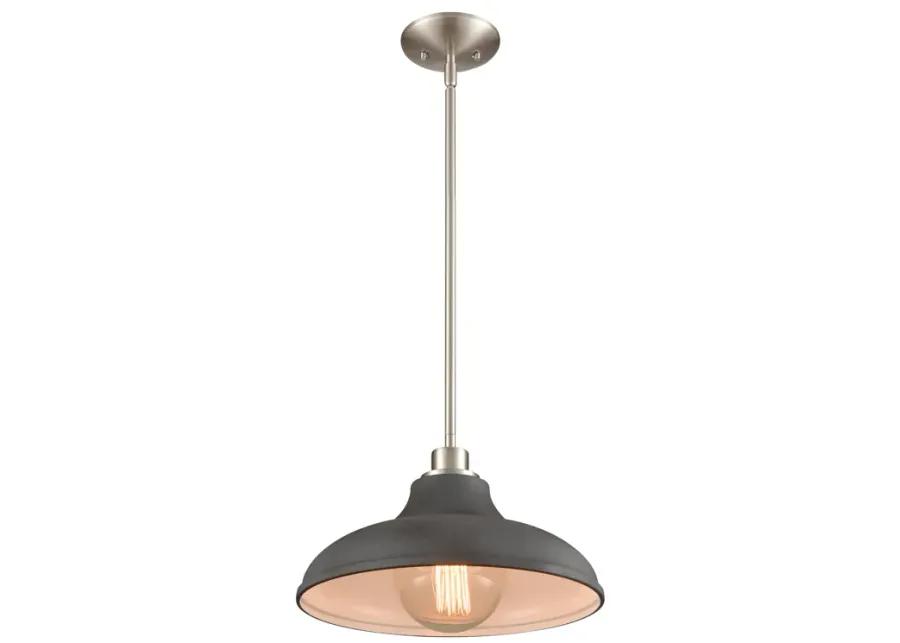 Grenville 13'' Wide 1-Light Pendant - Brushed Nickel