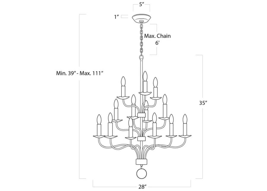 Coastal Living Caden Chandelier Small