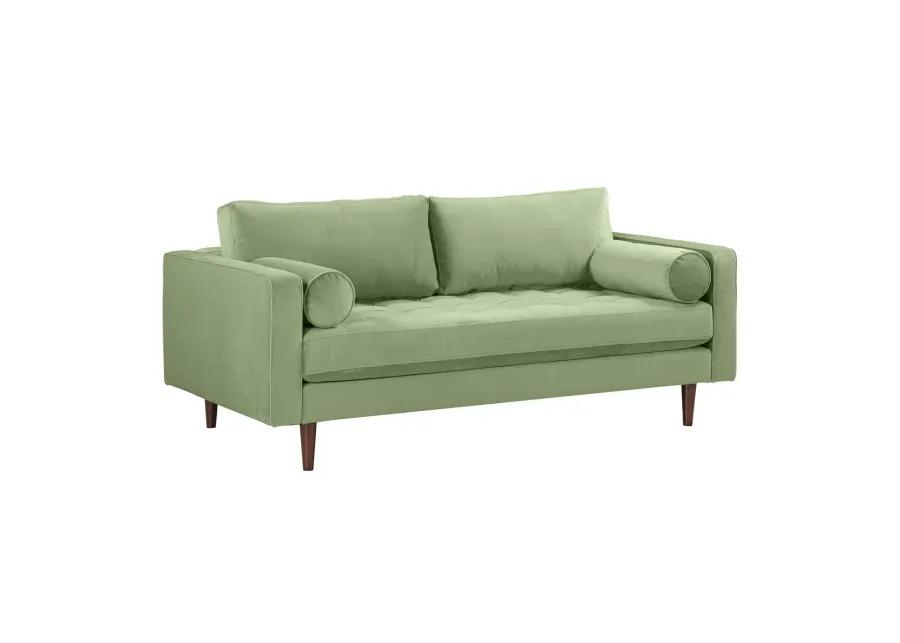 Cave Sage Green Velvet Living Room Set