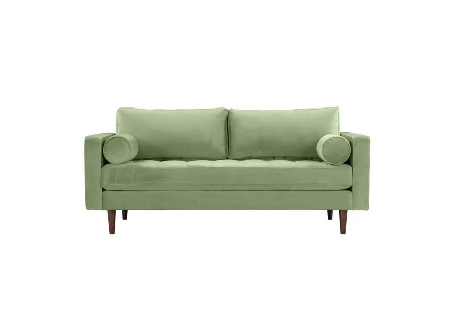 Cave Sage Green Velvet Living Room Set