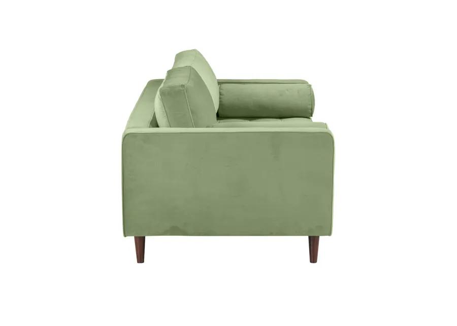 Cave Sage Green Velvet Living Room Set