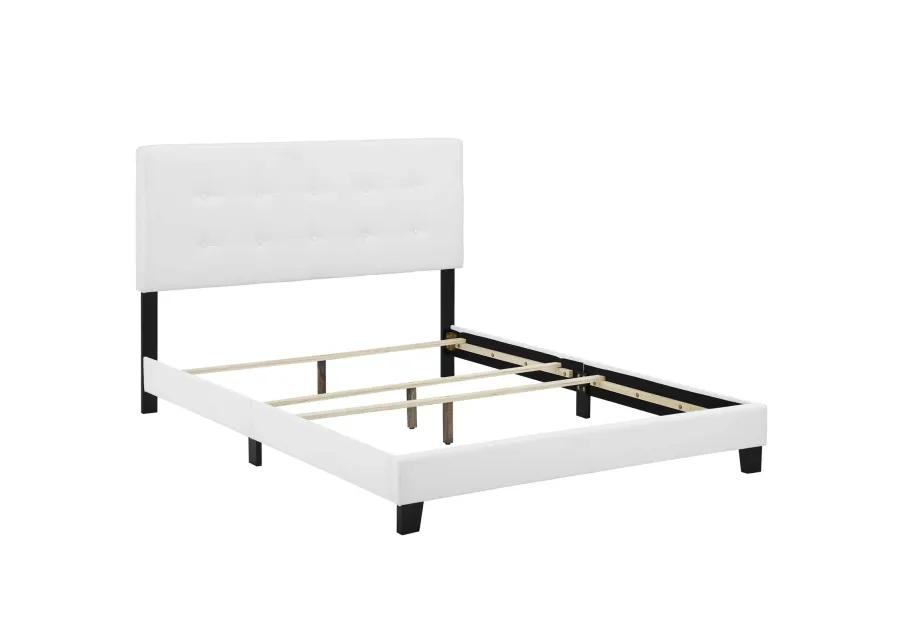 Amira Twin Upholstered Fabric Bed