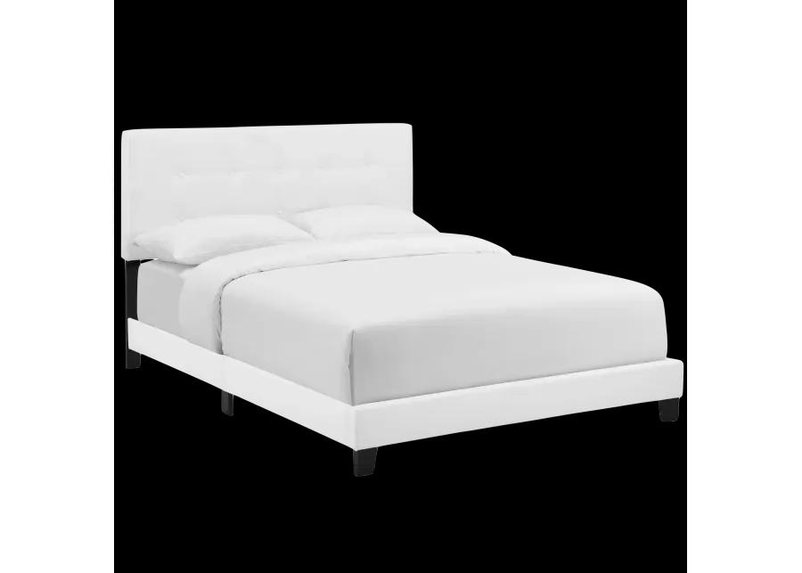 Amira Twin Upholstered Fabric Bed