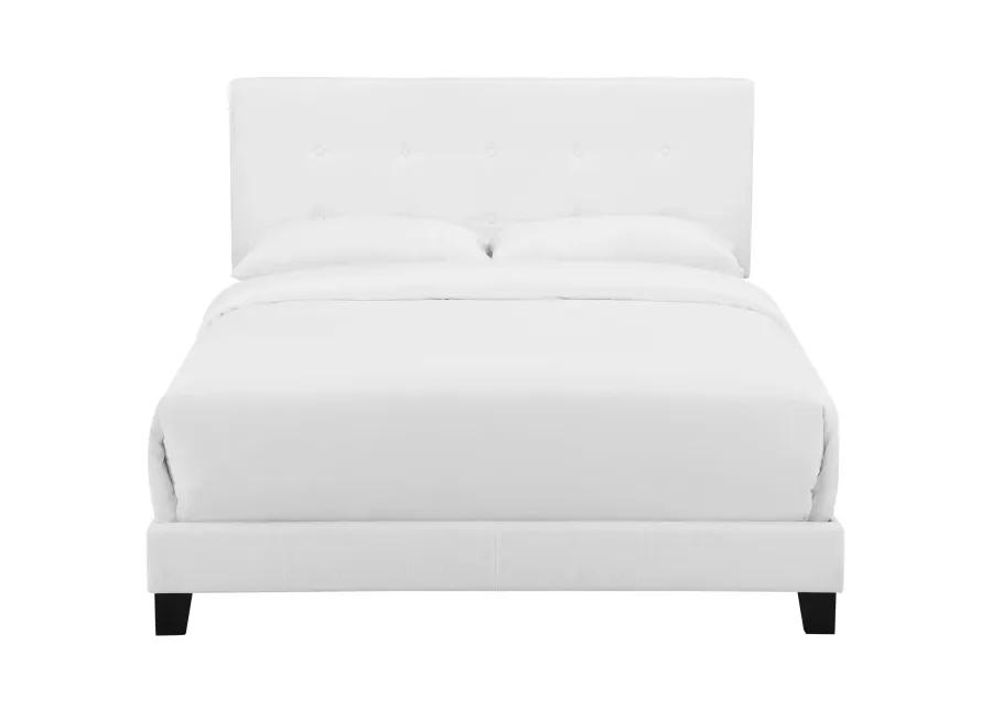 Amira Twin Upholstered Fabric Bed