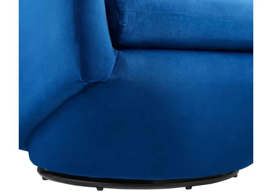 Series Performance Velvet Fabric Swivel Chair