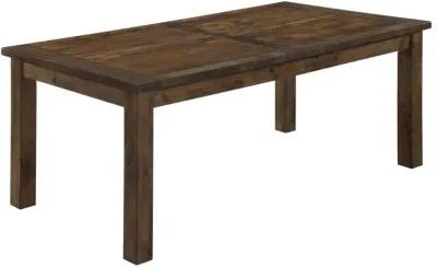 Coleman 7-piece Rectangular Dining Set Rustic Golden Brown