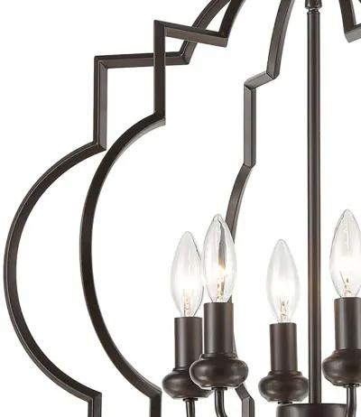 Chandette 22" Wide 6-Light Chandelier - Oil Rubbed Bronze