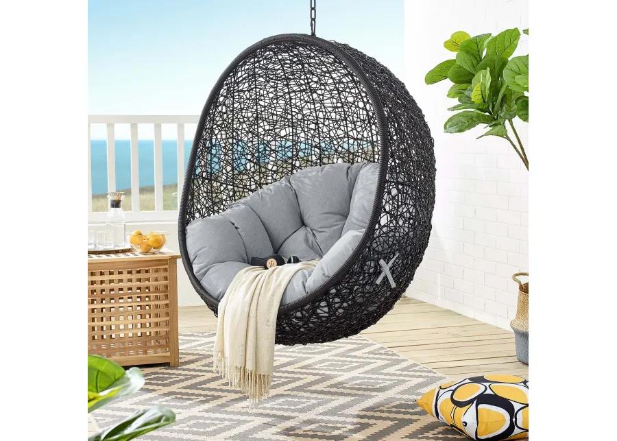 Encase Sunbrella® Fabric Swing Outdoor Patio Lounge Chair Without Stand