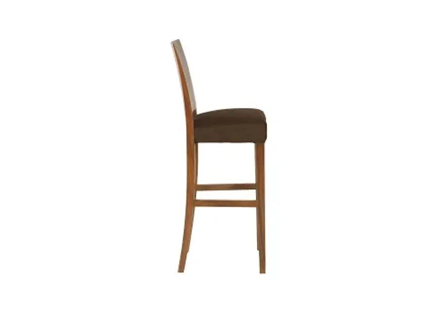 ophelia bar stool, chamcha wood, perfect brown