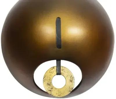 spheres wall tile, bronze