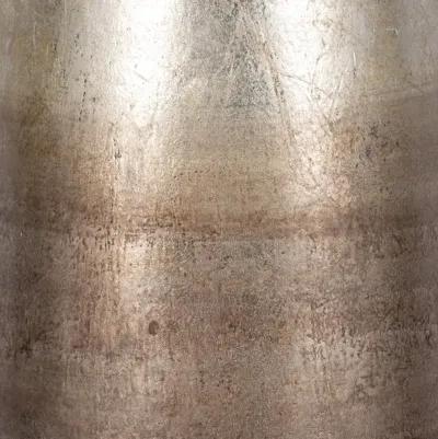 31" Curved Glass Vase Metallic Ombre Finish, Multi