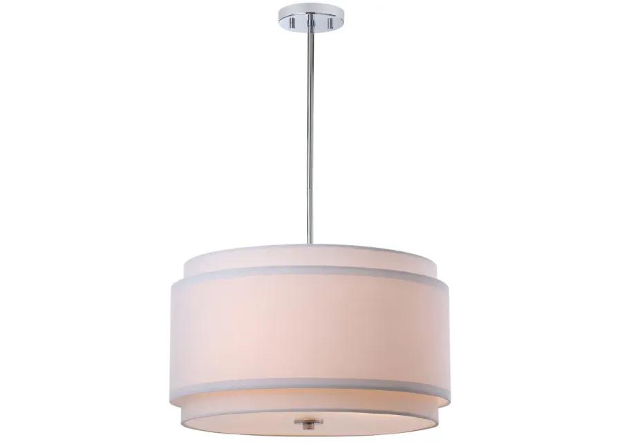 Piran 3 Light 20-Inch Dia Adjustable Pendant