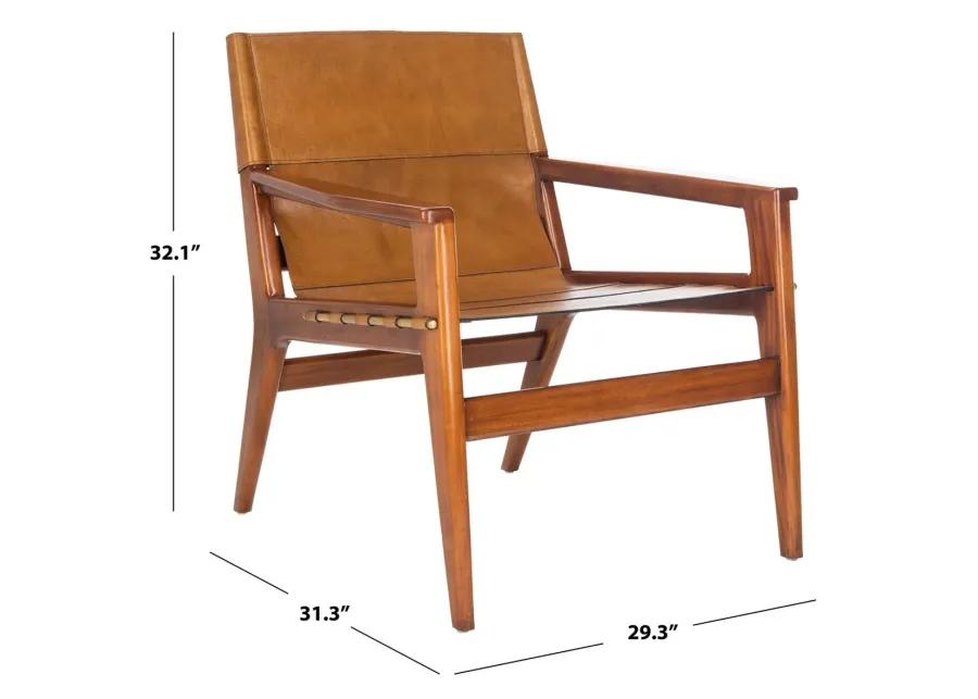 Culkin Leather Sling Chair