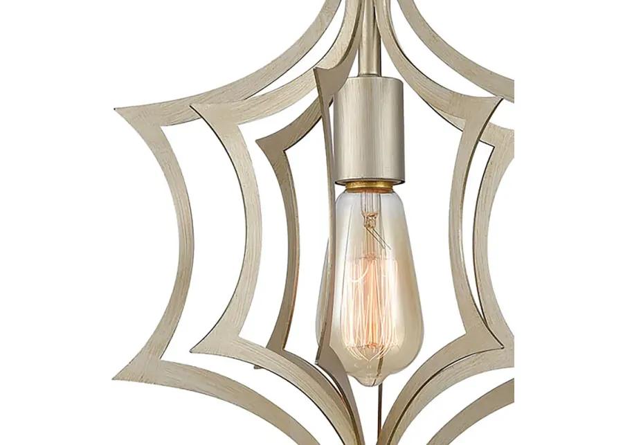 Delray 11" Wide 1-Light Mini Pendant - Aged Silver