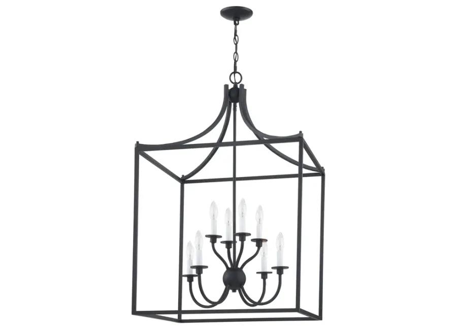 Prescott 24'' Wide 8-Light Chandelier - Mattte Black