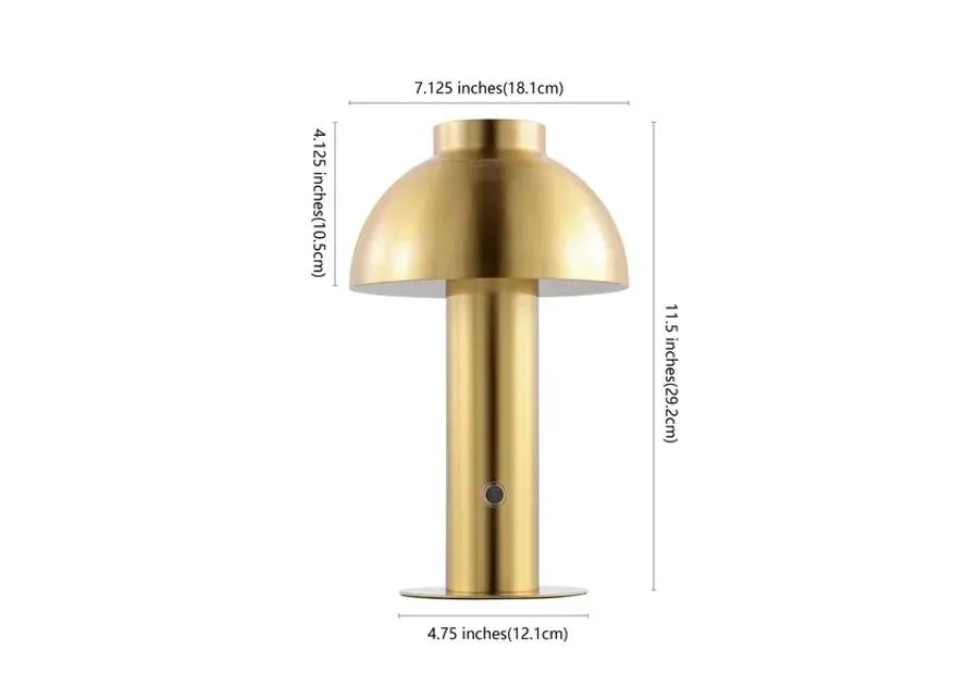 NIARA, 11.5 INCH, BRASS, IRON, RECHARGEABLE LED TABLE LAMP?