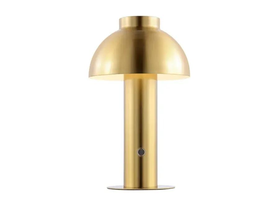 NIARA, 11.5 INCH, BRASS, IRON, RECHARGEABLE LED TABLE LAMP?