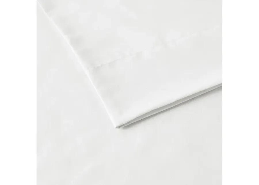 Intelligent Design Microfiber White All Season Soft Touch Sheet Set