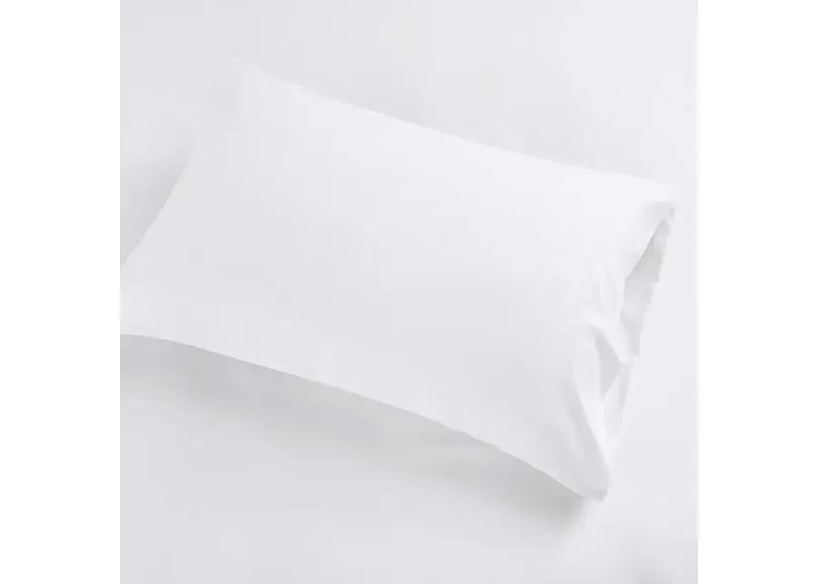 Intelligent Design Microfiber White All Season Soft Touch Sheet Set