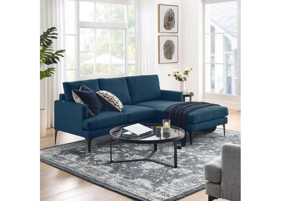 Evermore Right-Facing Upholstered Fabric Sectional