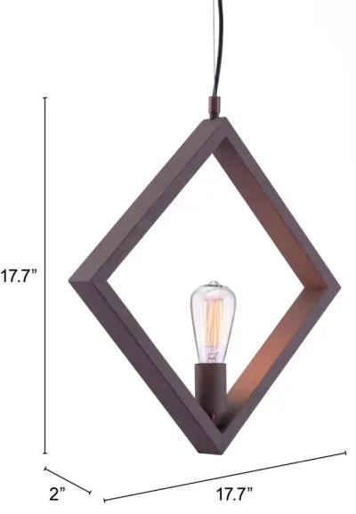 Rotorura Ceiling Lamp Rust