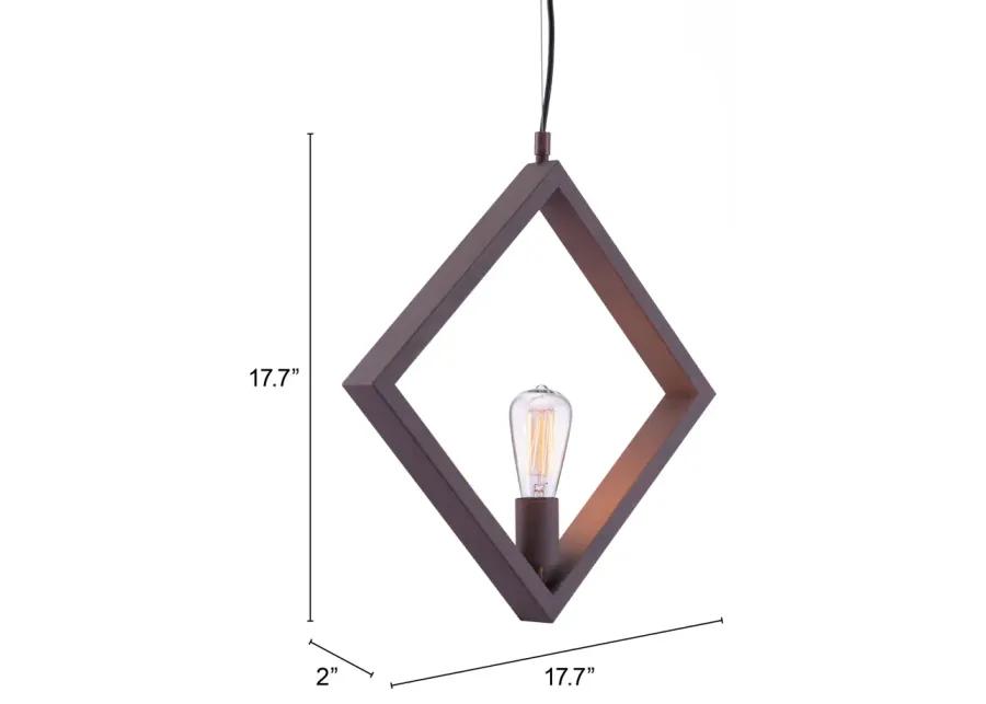 Rotorura Ceiling Lamp Rust