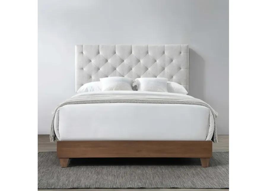 Rhiannon Diamond Tufted Upholstered Queen Bed