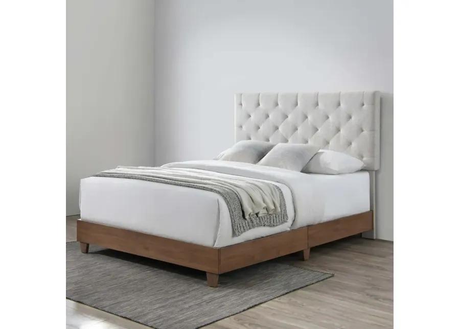 Rhiannon Diamond Tufted Upholstered Queen Bed