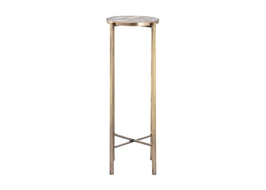 Watkins Accent Table - Antique Brass