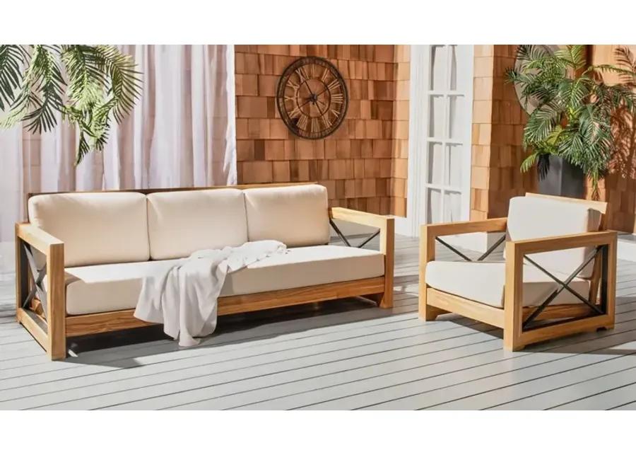 Curacao Teak 3-Seat Sofa