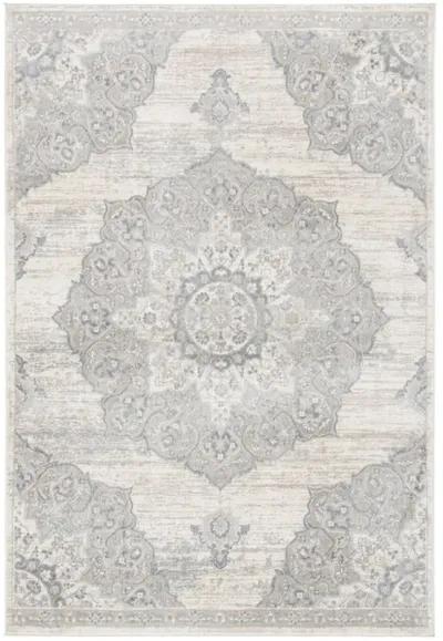 Brentwood 802 Ivory / Beige 3' X 5' Small Rectangle Powerloomed Rug