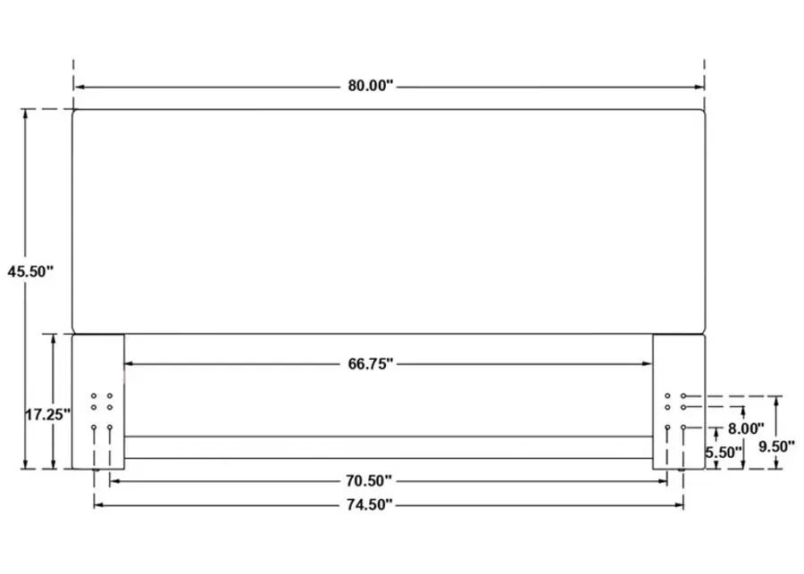 Kosmo Rectangular Upholstered Headboard