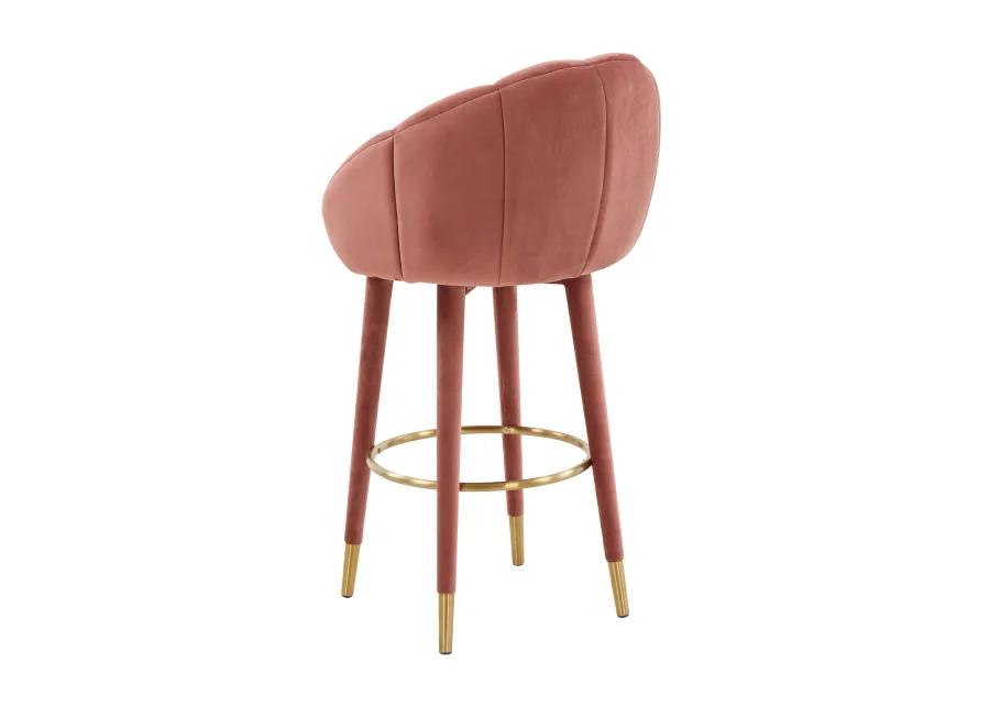 Myla Salmon Swivel Bar Stool