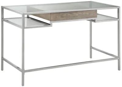 Madison Park Adela Antique Silver Writing Desk