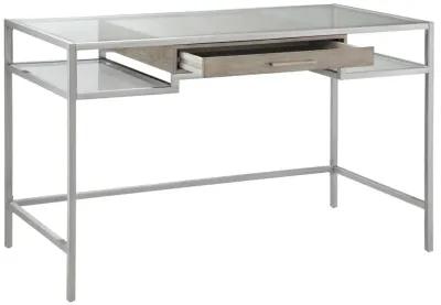 Madison Park Adela Antique Silver Writing Desk