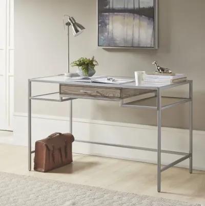 Madison Park Adela Antique Silver Writing Desk