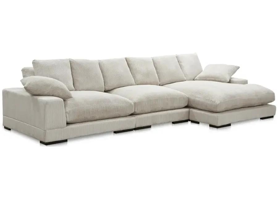 Plunge Large Sectional Cappuccino