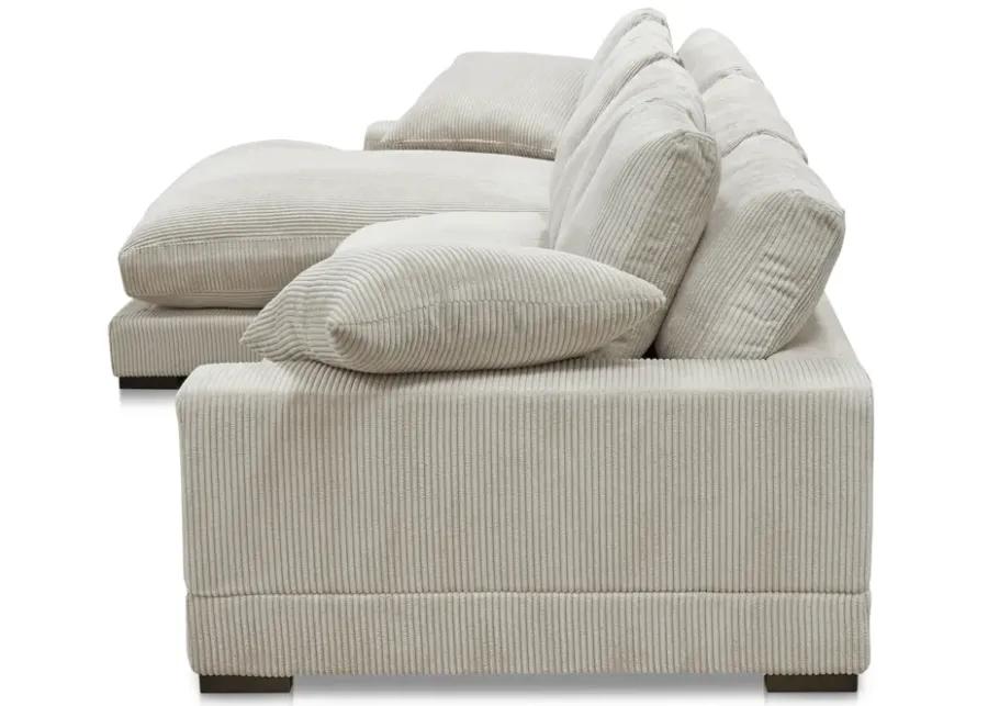 Plunge Large Sectional Cappuccino