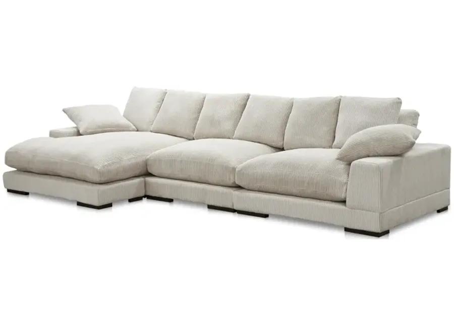 Plunge Large Sectional Cappuccino