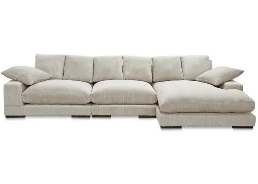 Plunge Large Sectional Cappuccino