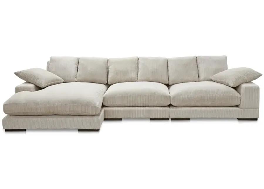 Plunge Large Sectional Cappuccino