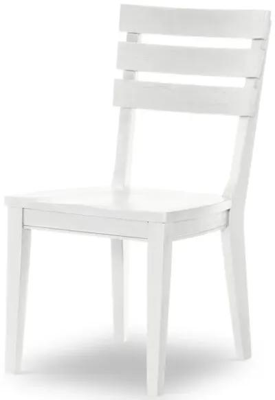 Flatiron White Chair White Finish