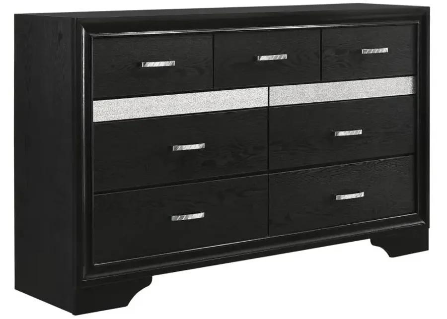 Miranda 5-piece Full Storage Bedroom Set Black