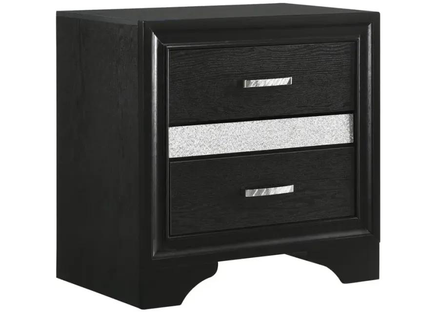 Miranda 5-piece Full Storage Bedroom Set Black