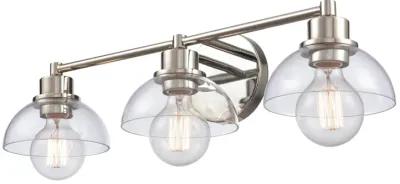 Julian 24'' Wide 3-Light Vanity Light - Polished Nickel