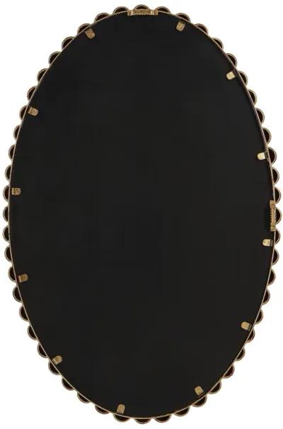 Serna Gold Oval Mirror