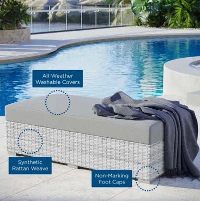 Convene Outdoor Patio Rectangular Ottoman