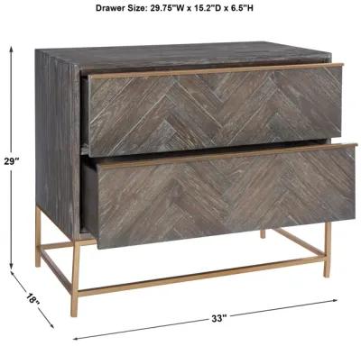 Armistead Dark Walnut Drawer Chest