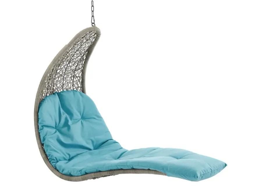 Landscape Hanging Chaise Lounge Outdoor Patio Swing Chair